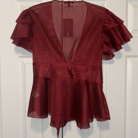 Structured Peplum Top - Picture 3 of 3